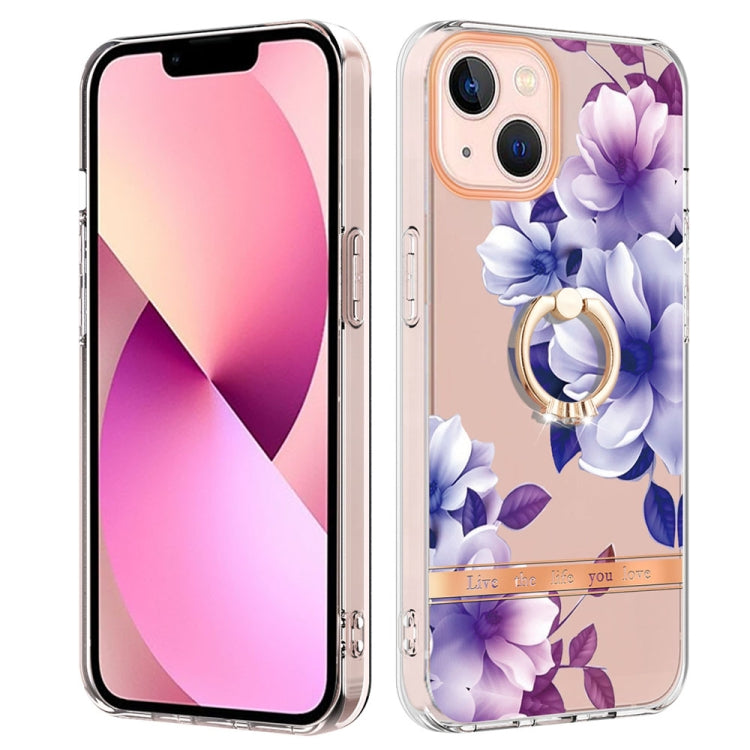 جراب هاتف Ring IMD Flowers TPU، مناسب لأجهزة iPhone 14 وiPhone 14 Plus وiPhone 14 Pro وiPhone 14 Pro Max