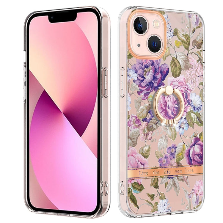 جراب هاتف Ring IMD Flowers TPU، مناسب لأجهزة iPhone 14 وiPhone 14 Plus وiPhone 14 Pro وiPhone 14 Pro Max