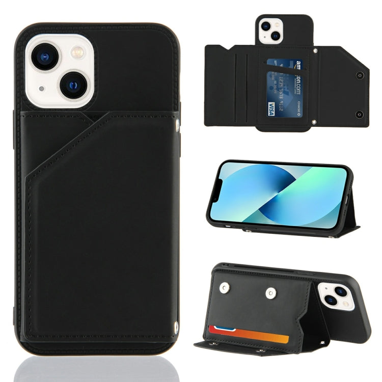 Skin Feel PU + TPU + PC Back Cover Shockproof Case, For iPhone 14/13, For iPhone 14 Plus, For iPhone 14 Pro, For iPhone 14 Pro Max
