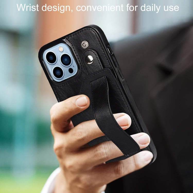 جراب هاتف مزود بحزام معصم، مناسب لأجهزة iPhone 14 Pro Max وiPhone 14 Pro وiPhone 14 وiPhone 14 Plus