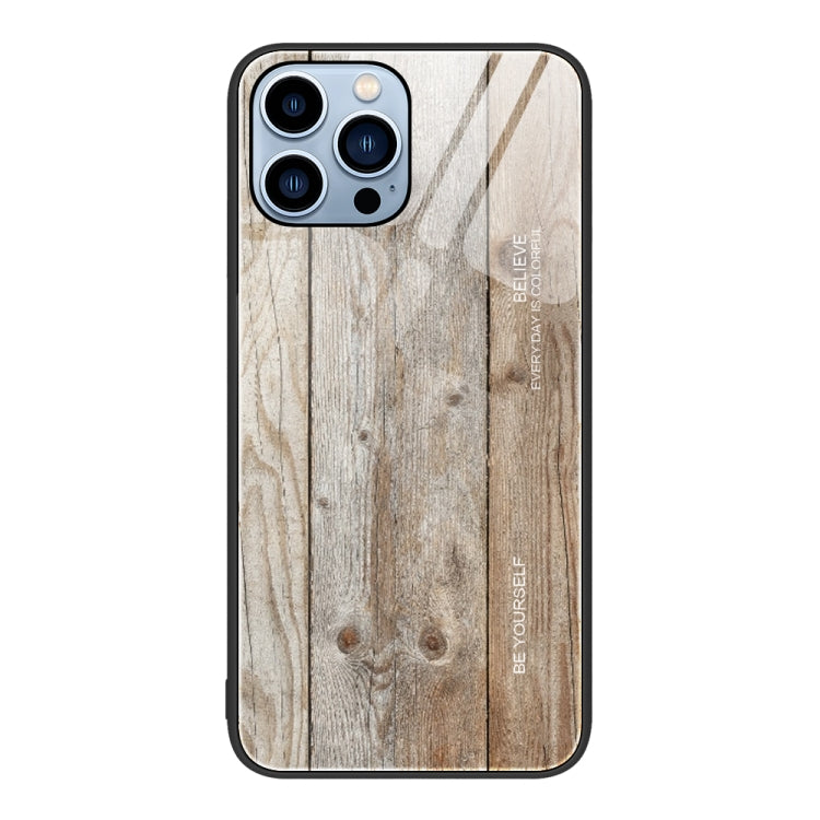 جراب حماية زجاجي بنقشة الخشب، مناسب لأجهزة iPhone 7 Plus وiPhone 11 وiPhone 14 Plus وiPhone 14 Pro وiPhone 14