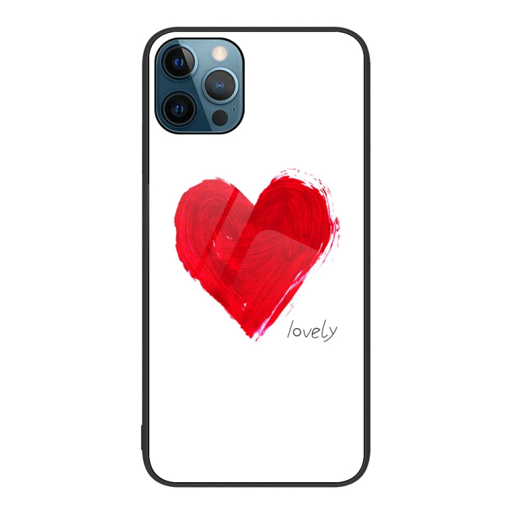 Colorful Painted Glass Phone Case, For iPhone 13, For iPhone 12 Pro Max, For iPhone 12 / 12 Pro