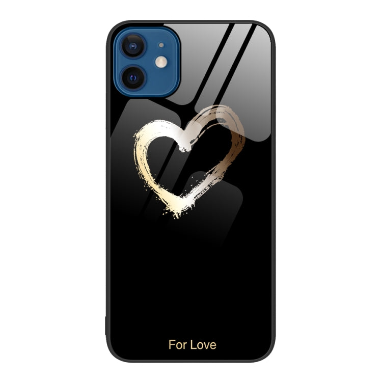 Colorful Painted Glass Phone Case, For iPhone 13, For iPhone 12 Pro Max, For iPhone 12 / 12 Pro