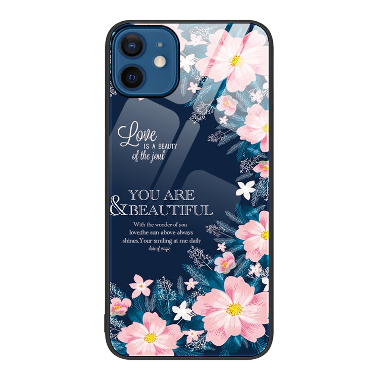 Colorful Painted Glass Phone Case, For iPhone 13, For iPhone 12 Pro Max, For iPhone 12 / 12 Pro