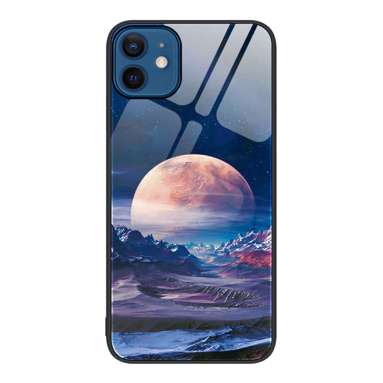 Colorful Painted Glass Phone Case, For iPhone 13, For iPhone 12 Pro Max, For iPhone 12 / 12 Pro