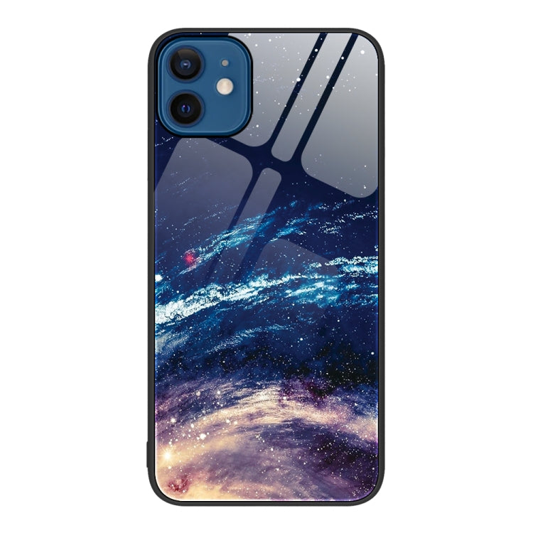 Colorful Painted Glass Phone Case, For iPhone 13, For iPhone 12 Pro Max, For iPhone 12 / 12 Pro