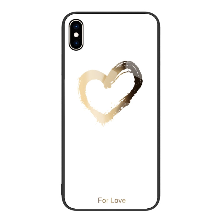 Colorful Painted Glass Phone Case, For iPhone XS Max, For iPhone XR