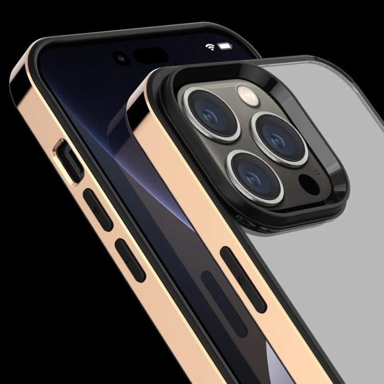جراب هاتف فانتوم بإطار مطلي كهربائيًا 3 في 1، لهاتف iPhone 14، لهاتف iPhone 14 Plus، لهاتف iPhone 14 Pro، لهاتف iPhone 14 Pro Max