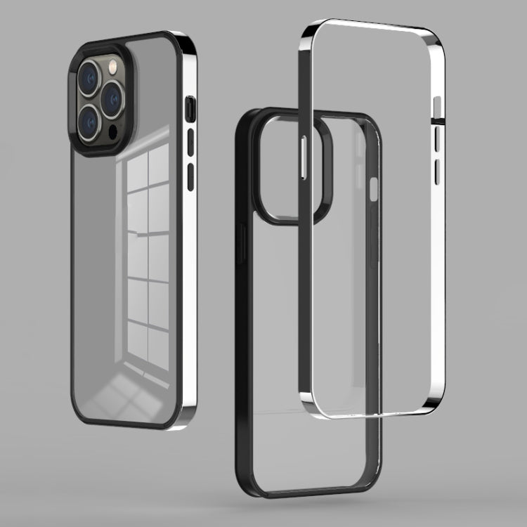 جراب هاتف فانتوم بإطار مطلي كهربائيًا 3 في 1، لهاتف iPhone 14، لهاتف iPhone 14 Plus، لهاتف iPhone 14 Pro، لهاتف iPhone 14 Pro Max