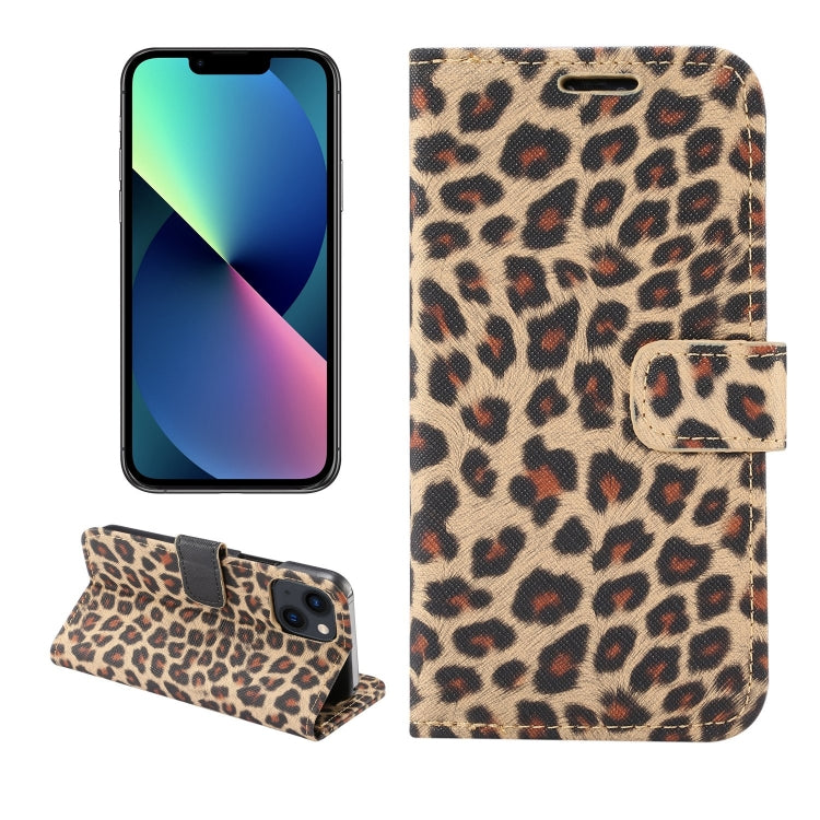 جراب هاتف جلدي بنمط جلد النمر، قابل للطي أفقيًا، مناسب لأجهزة iPhone 14 Pro Max، وiPhone 14 Pro، وiPhone 14 Plus، وiPhone 14