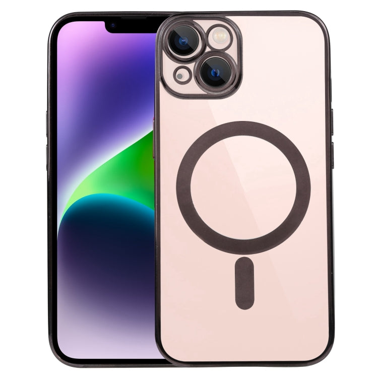 MagSafe Electroplating Straight TPU Phone Case, For iPhone 14, For iPhone 14 Plus, For iPhone 14 Pro, For iPhone 14 Pro Max, For iPhone 13