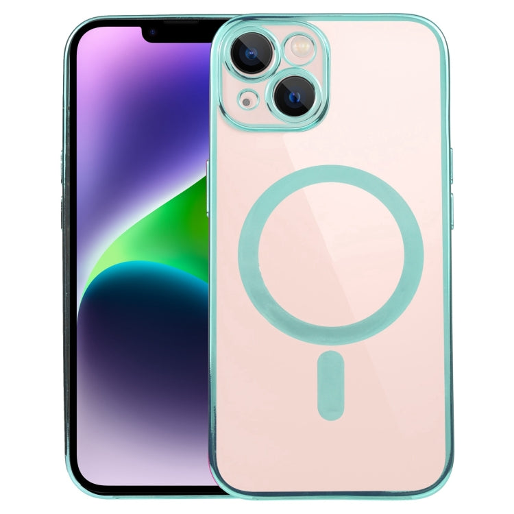 MagSafe Electroplating Straight TPU Phone Case, For iPhone 14, For iPhone 14 Plus, For iPhone 14 Pro, For iPhone 14 Pro Max, For iPhone 13