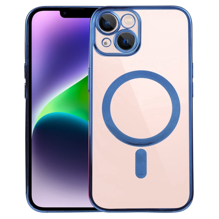 MagSafe Electroplating Straight TPU Phone Case, For iPhone 14, For iPhone 14 Plus, For iPhone 14 Pro, For iPhone 14 Pro Max, For iPhone 13