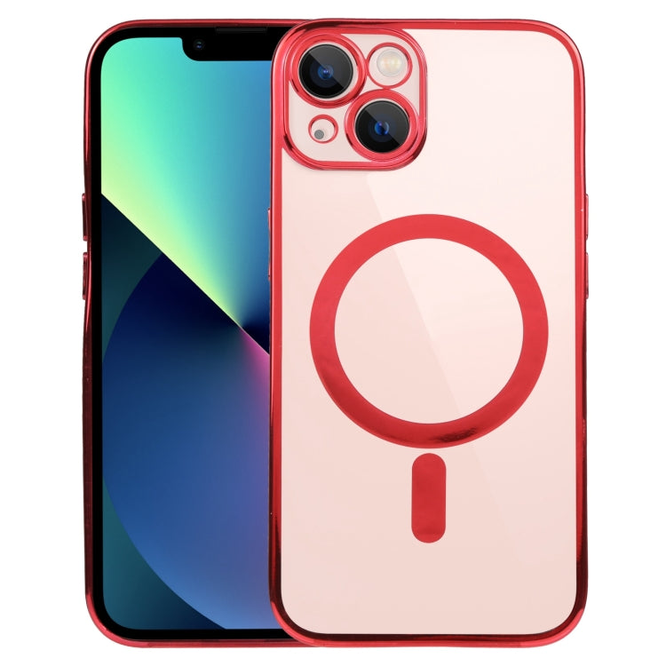 MagSafe Electroplating Straight TPU Phone Case, For iPhone 14, For iPhone 14 Plus, For iPhone 14 Pro, For iPhone 14 Pro Max, For iPhone 13