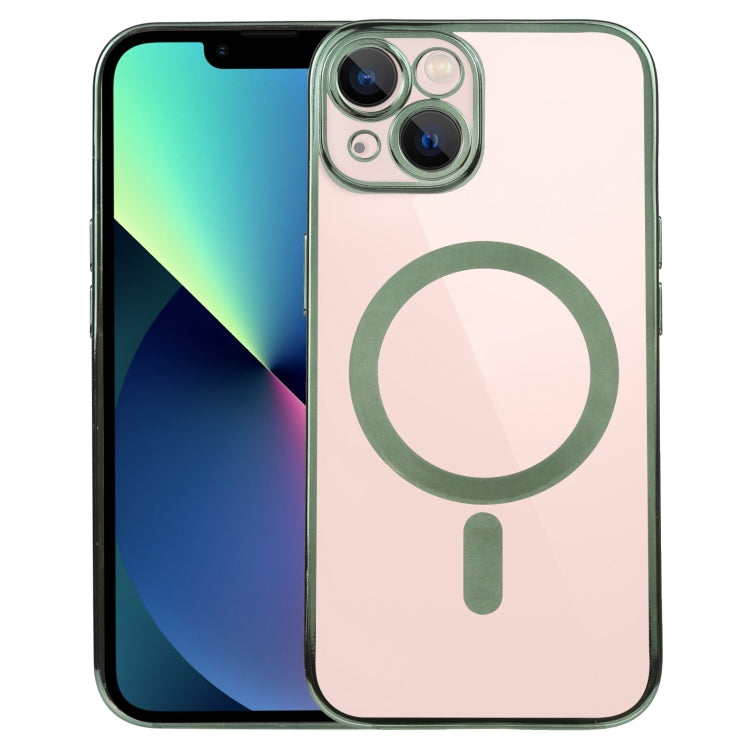 MagSafe Electroplating Straight TPU Phone Case, For iPhone 14, For iPhone 14 Plus, For iPhone 14 Pro, For iPhone 14 Pro Max, For iPhone 13
