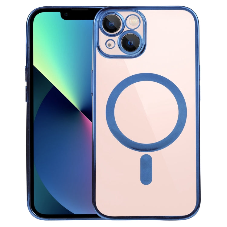 MagSafe Electroplating Straight TPU Phone Case, For iPhone 14, For iPhone 14 Plus, For iPhone 14 Pro, For iPhone 14 Pro Max, For iPhone 13