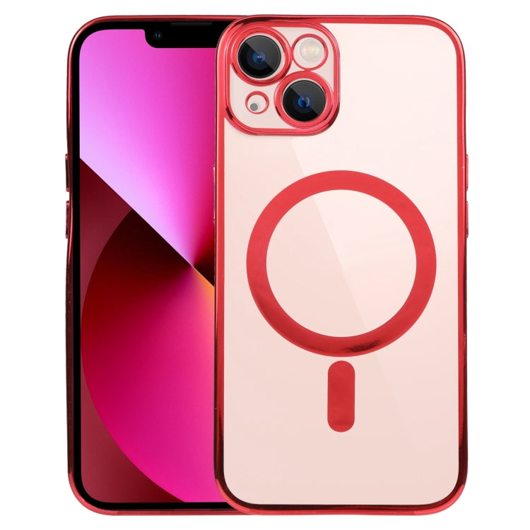 MagSafe Electroplating Straight TPU Phone Case, For iPhone 14, For iPhone 14 Plus, For iPhone 14 Pro, For iPhone 14 Pro Max, For iPhone 13