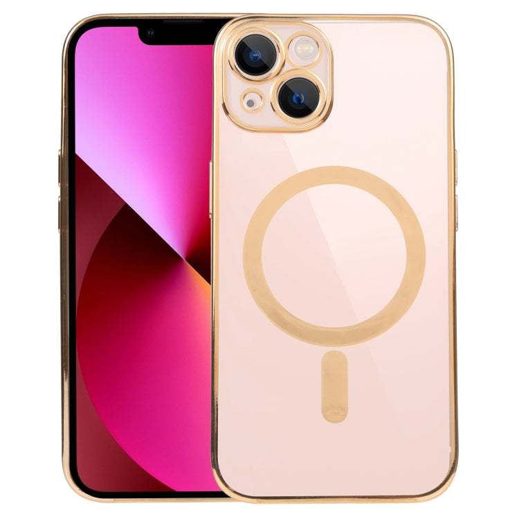 MagSafe Electroplating Straight TPU Phone Case, For iPhone 14, For iPhone 14 Plus, For iPhone 14 Pro, For iPhone 14 Pro Max, For iPhone 13
