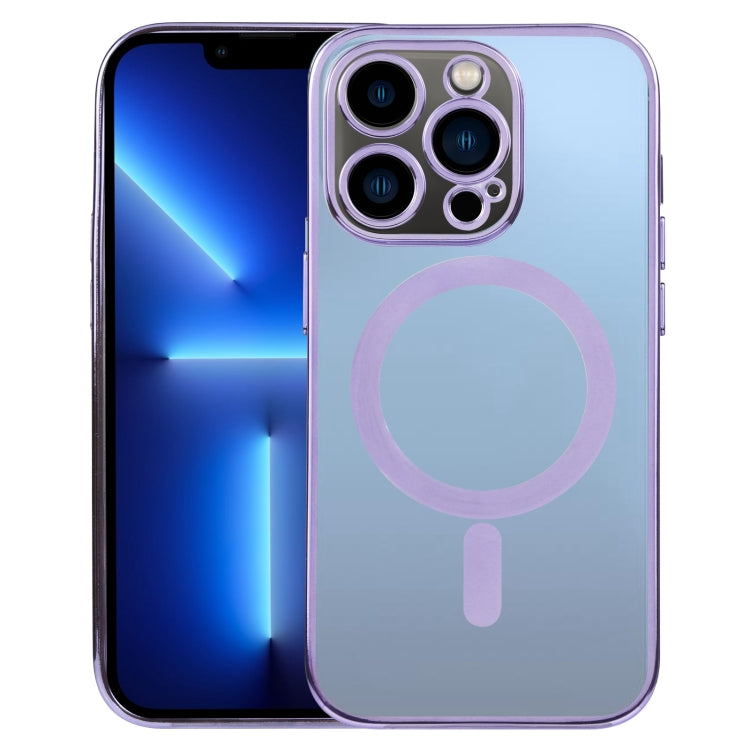 MagSafe Electroplating Straight TPU Phone Case, For iPhone 13 Pro, For iPhone 13 Pro Max, For iPhone 12, For iPhone 12 Pro, For iPhone 12 Pro Max