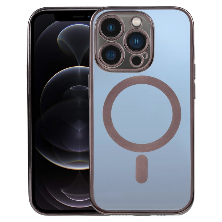 MagSafe Electroplating Straight TPU Phone Case, For iPhone 13 Pro, For iPhone 13 Pro Max, For iPhone 12, For iPhone 12 Pro, For iPhone 12 Pro Max