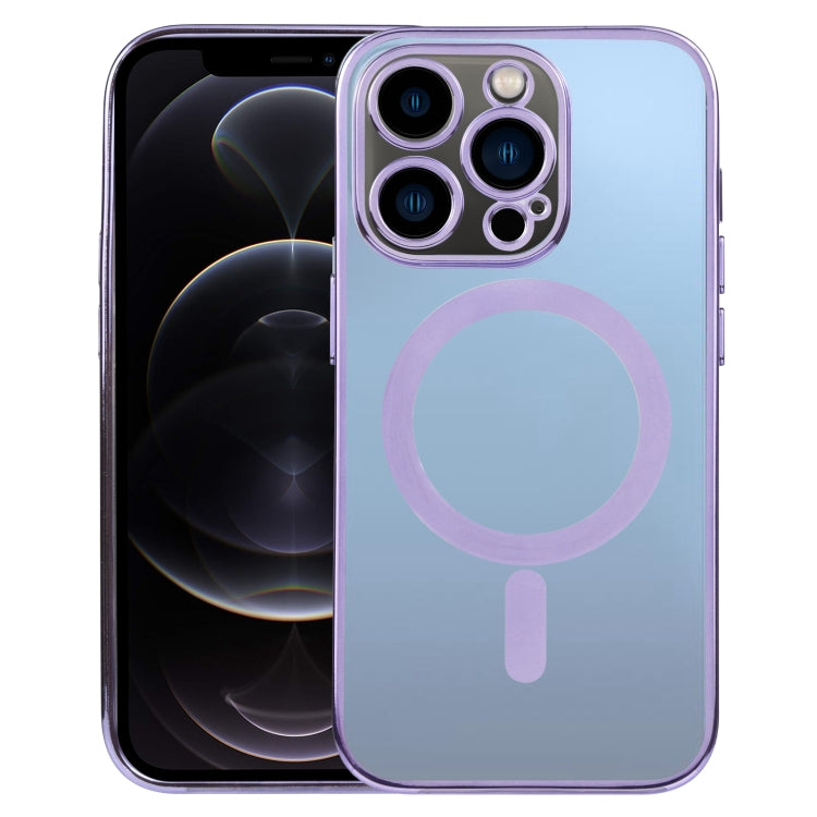 MagSafe Electroplating Straight TPU Phone Case, For iPhone 13 Pro, For iPhone 13 Pro Max, For iPhone 12, For iPhone 12 Pro, For iPhone 12 Pro Max