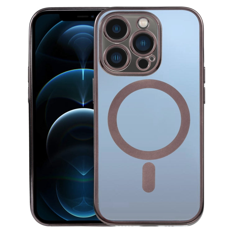 MagSafe Electroplating Straight TPU Phone Case, For iPhone 13 Pro, For iPhone 13 Pro Max, For iPhone 12, For iPhone 12 Pro, For iPhone 12 Pro Max