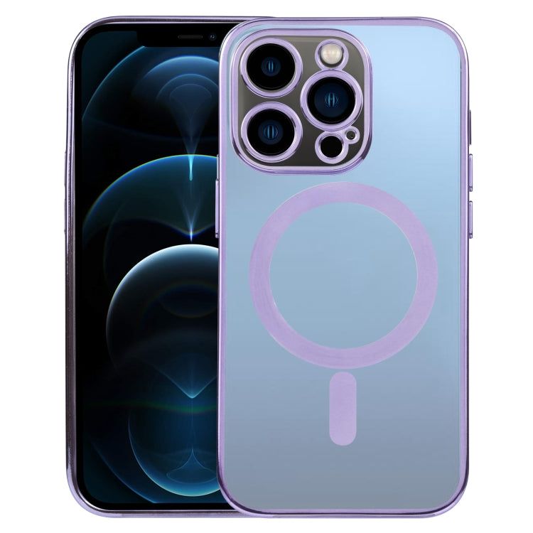 MagSafe Electroplating Straight TPU Phone Case, For iPhone 13 Pro, For iPhone 13 Pro Max, For iPhone 12, For iPhone 12 Pro, For iPhone 12 Pro Max