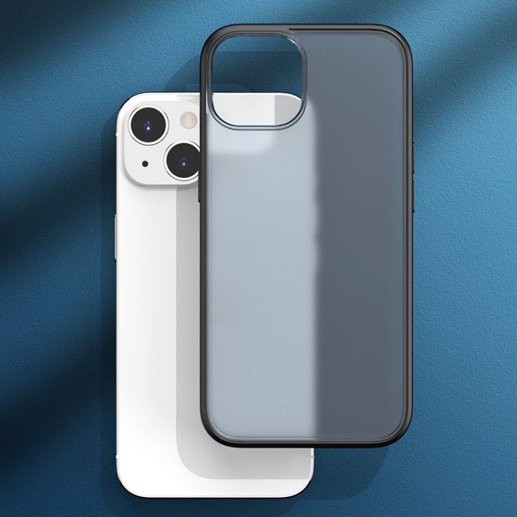 جراب هاتف شبه شفاف بملمس الجلد المصقول، مناسب لأجهزة iPhone 14 وiPhone 14 Plus وiPhone 14 Pro وiPhone 14 Pro Max