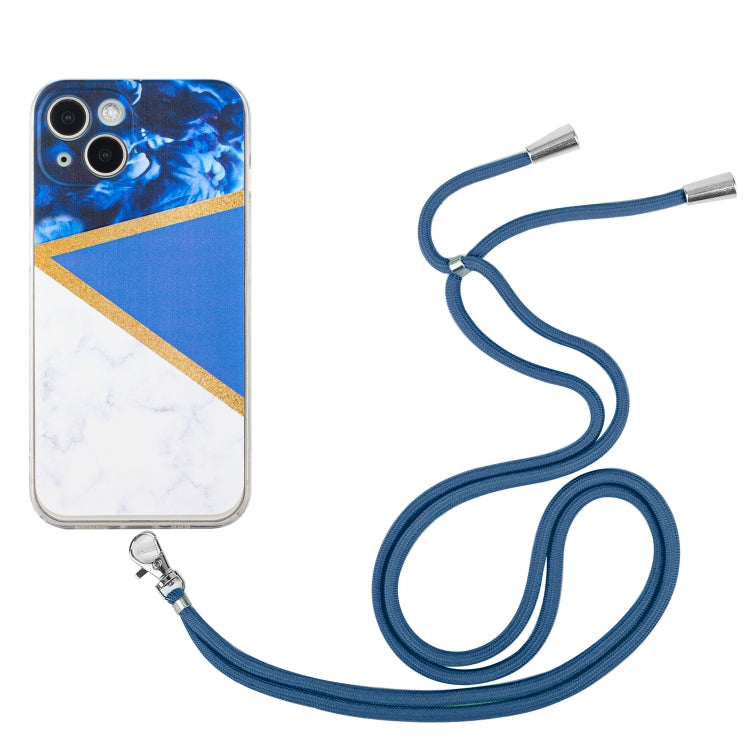 جراب TPU رخامي بخياطة حبل، مناسب لأجهزة iPhone 14 وiPhone 14 Max وiPhone 14 Pro وiPhone 14 Pro Max