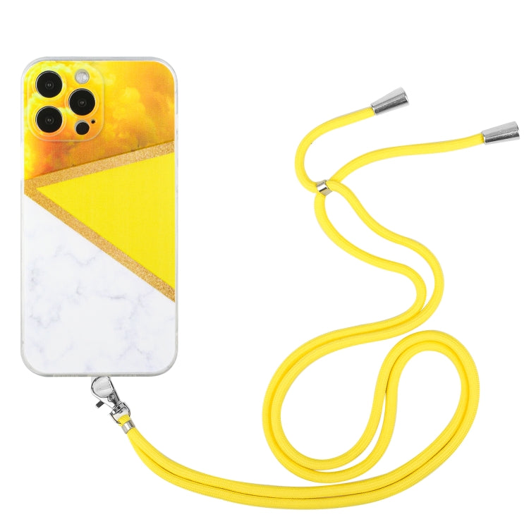 جراب TPU رخامي بخياطة حبل، مناسب لأجهزة iPhone 14 وiPhone 14 Max وiPhone 14 Pro وiPhone 14 Pro Max