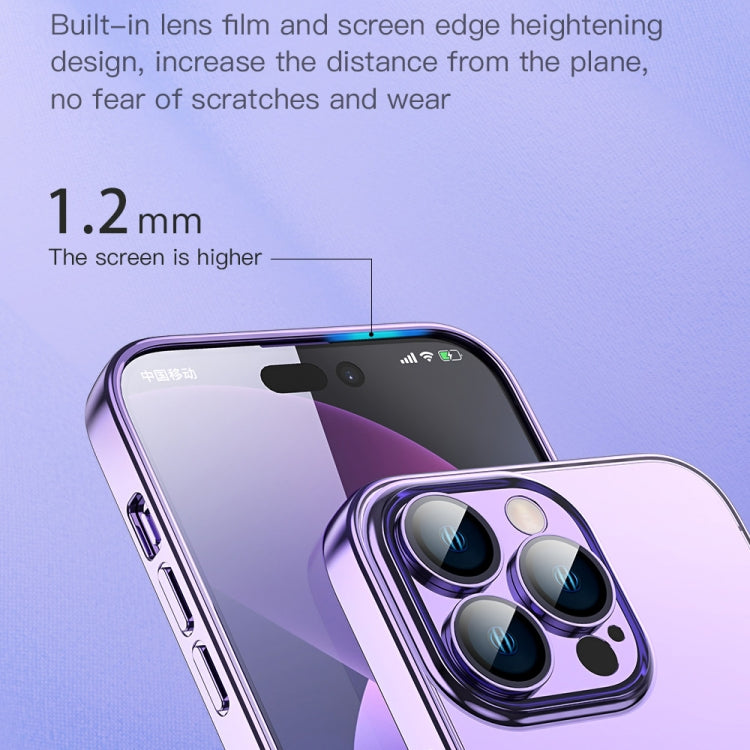 حافظة هاتف TOTUDESIGN AA-155 المصنوعة من مادة TPU المطلية بالكهرباء، مناسبة لأجهزة iPhone 14 وiPhone 14 Plus وiPhone 14 Pro وiPhone 14 Pro Max