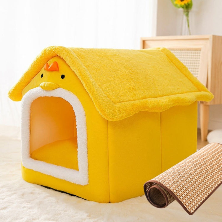 House Type Universal Removable and Washable Pet Dog Cat Bed Pet Supplies, L