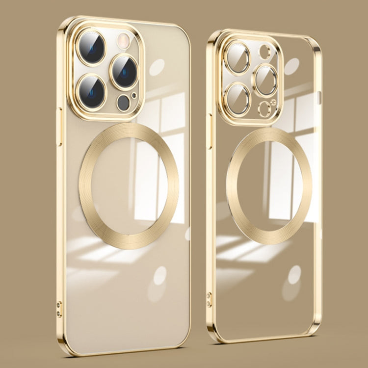 جراب هاتف مطلي بالكهرباء مع واقي عدسة ماج سيف، مناسب لأجهزة iPhone 14 وiPhone 14 Pro Max وiPhone 14 Pro وiPhone 14 Plus