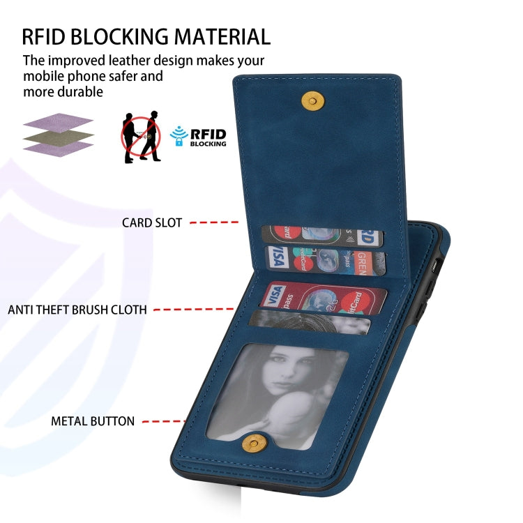 N.BEKUS Vertical Flip Card Slot RFID Phone Case, For iPhone XS Max, For iPhone XS / X