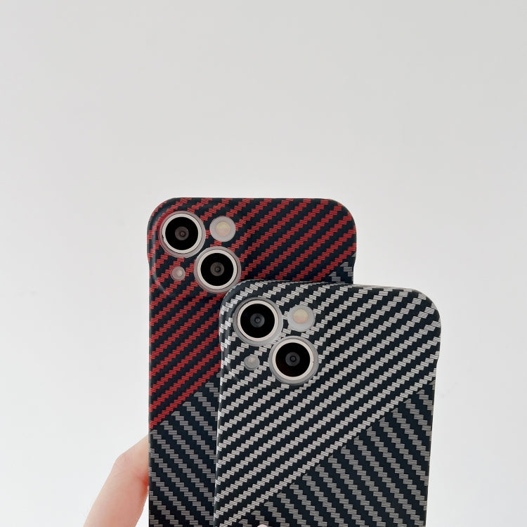 Carbon Fiber Texture PC Phone Case, For iPhone 11, For iPhone 11 Pro, For iPhone 11 Pro Max, For iPhone 12, For iPhone 12 Pro, For iPhone 12 Pro Max, For iPhone 13, For iPhone 13 Pro