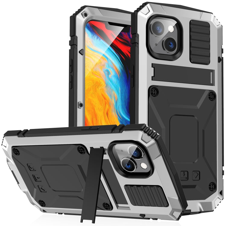 جراب R-JUST مقاوم للصدمات والماء والغبار مع حامل، لهاتف iPhone 14 Pro، وiPhone 14 Pro Max، وiPhone 14، وiPhone 14 Plus