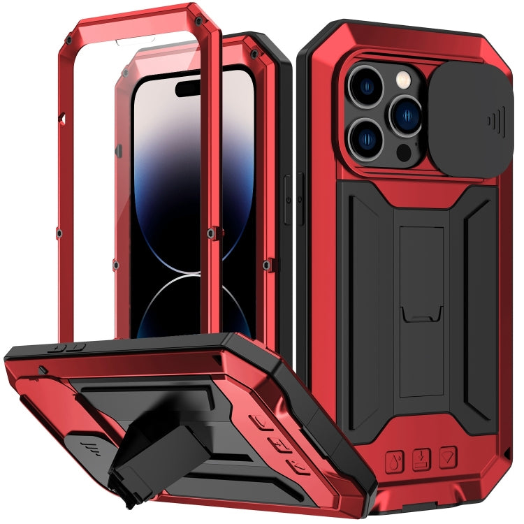 جراب R-JUST مقاوم للصدمات والماء والغبار، لهاتف iPhone 14 Pro، وiPhone 14 Pro Max، وiPhone 14، وiPhone 14 Plus
