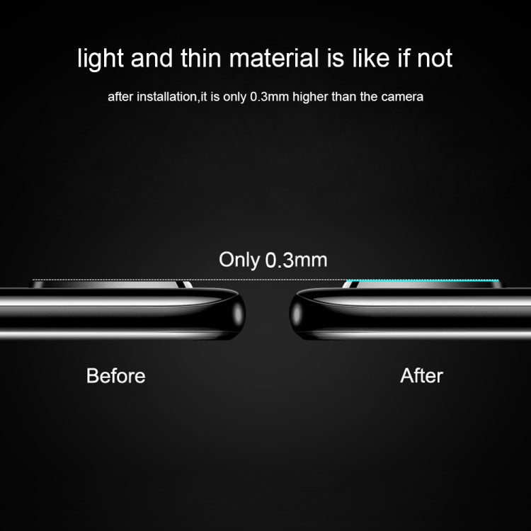 0.3mm 2.5D 9H Rear Camera Lens Flexible Tempered Glass Film, For Galaxy S20 Ultra