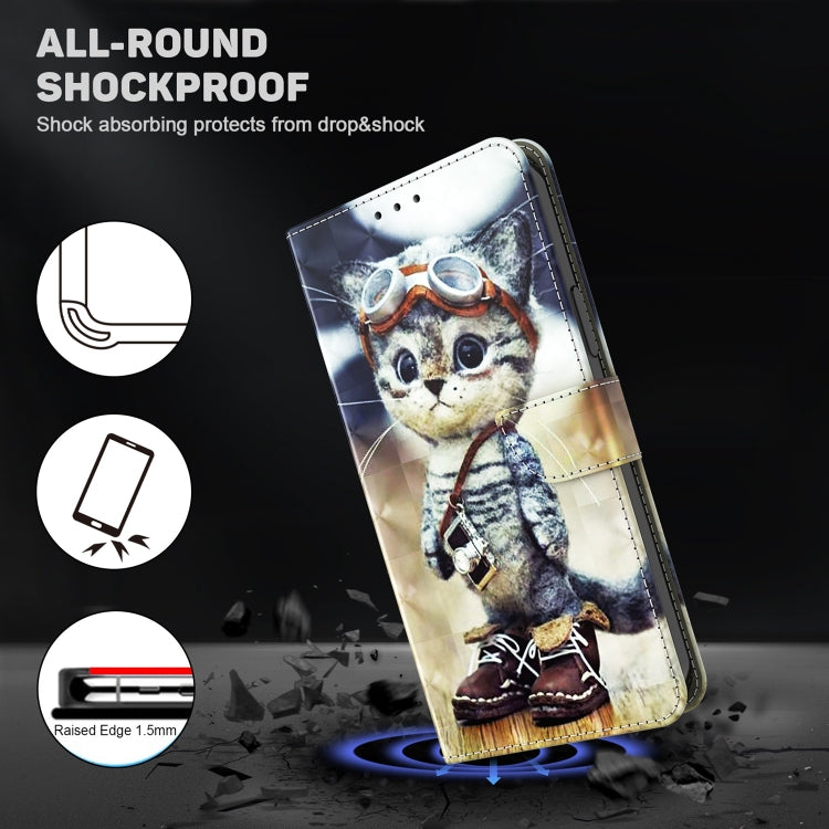 3D Painted Leather Phone Case, For iPhone SE 2022 / SE 2020 / 8 / 7, For iPhone XR, For iPhone 8 Plus / 7 Plus
