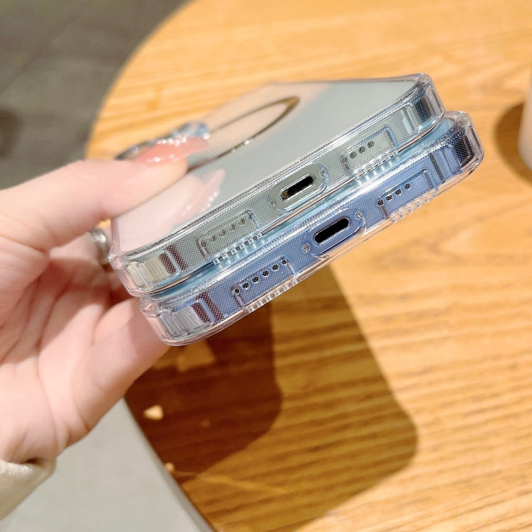 جراب زجاجي بدون إطار مع خاصية MagSafe لقرص CD، مناسب لأجهزة iPhone 14 وiPhone 14 Plus وiPhone 14 Pro وiPhone 14 Pro Max