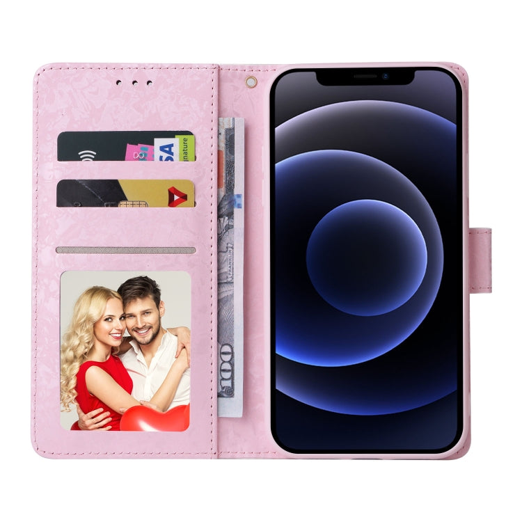 Bronzing Painting RFID Leather Case, For iPhone 12 mini, For iPhone 12 / 12 Pro, For iPhone 12 Pro Max, For iPhone 11, For iPhone 11 Pro, For iPhone 11 Pro Max, For iPhone XS Max, For iPhone XR