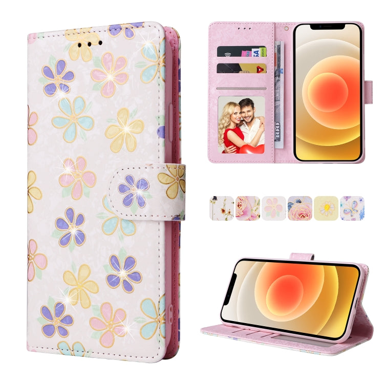 Bronzing Painting RFID Leather Case, For iPhone 12 mini, For iPhone 12 / 12 Pro, For iPhone 12 Pro Max, For iPhone 11, For iPhone 11 Pro, For iPhone 11 Pro Max, For iPhone XS Max, For iPhone XR