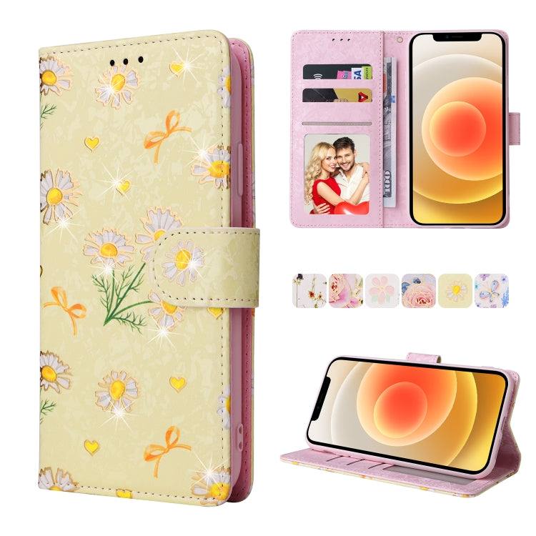 Bronzing Painting RFID Leather Case, For iPhone 12 mini, For iPhone 12 / 12 Pro, For iPhone 12 Pro Max, For iPhone 11, For iPhone 11 Pro, For iPhone 11 Pro Max, For iPhone XS Max, For iPhone XR