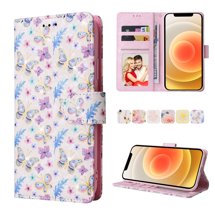 Bronzing Painting RFID Leather Case, For iPhone 12 mini, For iPhone 12 / 12 Pro, For iPhone 12 Pro Max, For iPhone 11, For iPhone 11 Pro, For iPhone 11 Pro Max, For iPhone XS Max, For iPhone XR