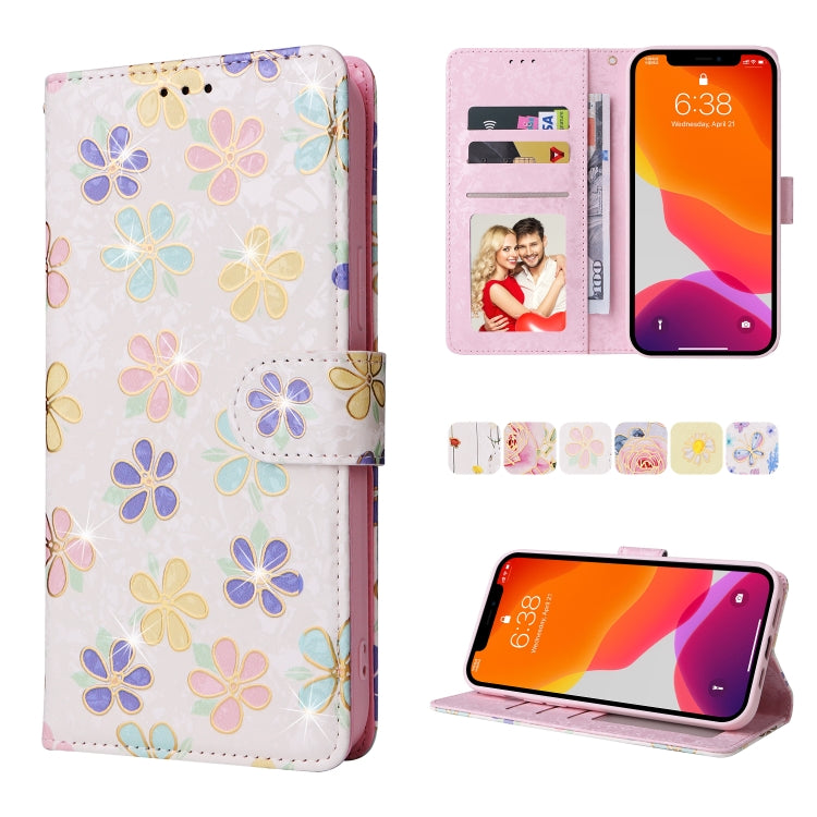 Bronzing Painting RFID Leather Case, For iPhone 12 mini, For iPhone 12 / 12 Pro, For iPhone 12 Pro Max, For iPhone 11, For iPhone 11 Pro, For iPhone 11 Pro Max, For iPhone XS Max, For iPhone XR