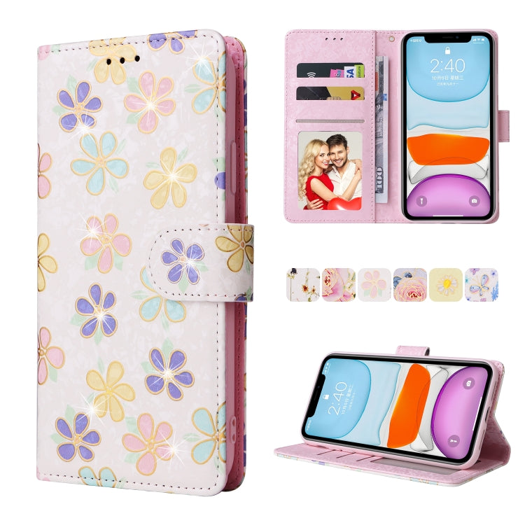 Bronzing Painting RFID Leather Case, For iPhone 12 mini, For iPhone 12 / 12 Pro, For iPhone 12 Pro Max, For iPhone 11, For iPhone 11 Pro, For iPhone 11 Pro Max, For iPhone XS Max, For iPhone XR