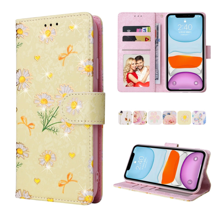 Bronzing Painting RFID Leather Case, For iPhone 12 mini, For iPhone 12 / 12 Pro, For iPhone 12 Pro Max, For iPhone 11, For iPhone 11 Pro, For iPhone 11 Pro Max, For iPhone XS Max, For iPhone XR