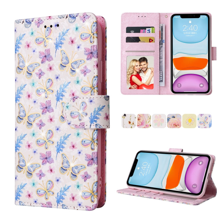 Bronzing Painting RFID Leather Case, For iPhone 12 mini, For iPhone 12 / 12 Pro, For iPhone 12 Pro Max, For iPhone 11, For iPhone 11 Pro, For iPhone 11 Pro Max, For iPhone XS Max, For iPhone XR