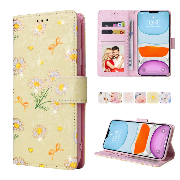 Bronzing Painting RFID Leather Case, For iPhone 12 mini, For iPhone 12 / 12 Pro, For iPhone 12 Pro Max, For iPhone 11, For iPhone 11 Pro, For iPhone 11 Pro Max, For iPhone XS Max, For iPhone XR