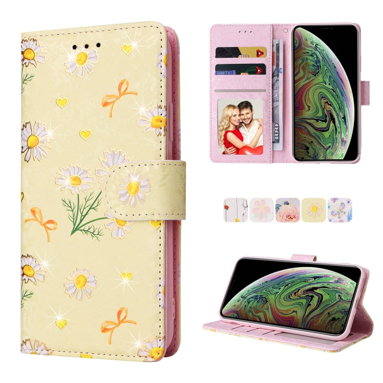 Bronzing Painting RFID Leather Case, For iPhone 12 mini, For iPhone 12 / 12 Pro, For iPhone 12 Pro Max, For iPhone 11, For iPhone 11 Pro, For iPhone 11 Pro Max, For iPhone XS Max, For iPhone XR